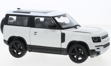 24110W  Land Rover Defender 2020 white 1:24